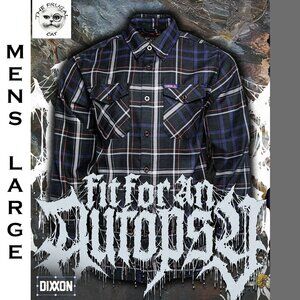 DIXXON FLANNEL x FIT FOR AN AUTOPSY - THE NOTHING THAT IS Flannel - Men's Large